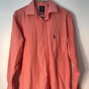 U.S. Polo Assn. Coral Men's Botton Down